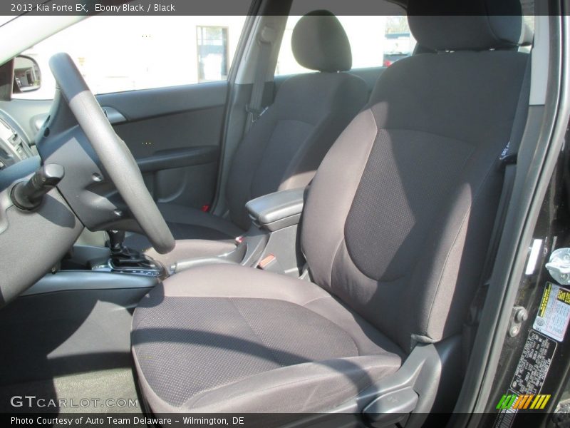 Ebony Black / Black 2013 Kia Forte EX