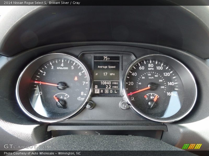 Brilliant Silver / Gray 2014 Nissan Rogue Select S