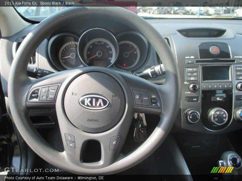 Ebony Black / Black 2013 Kia Forte EX