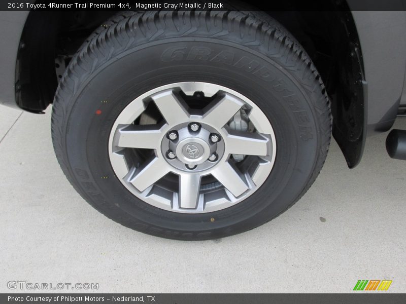 Magnetic Gray Metallic / Black 2016 Toyota 4Runner Trail Premium 4x4
