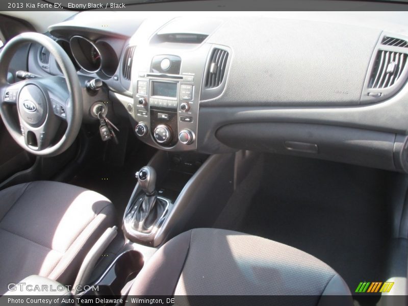 Ebony Black / Black 2013 Kia Forte EX