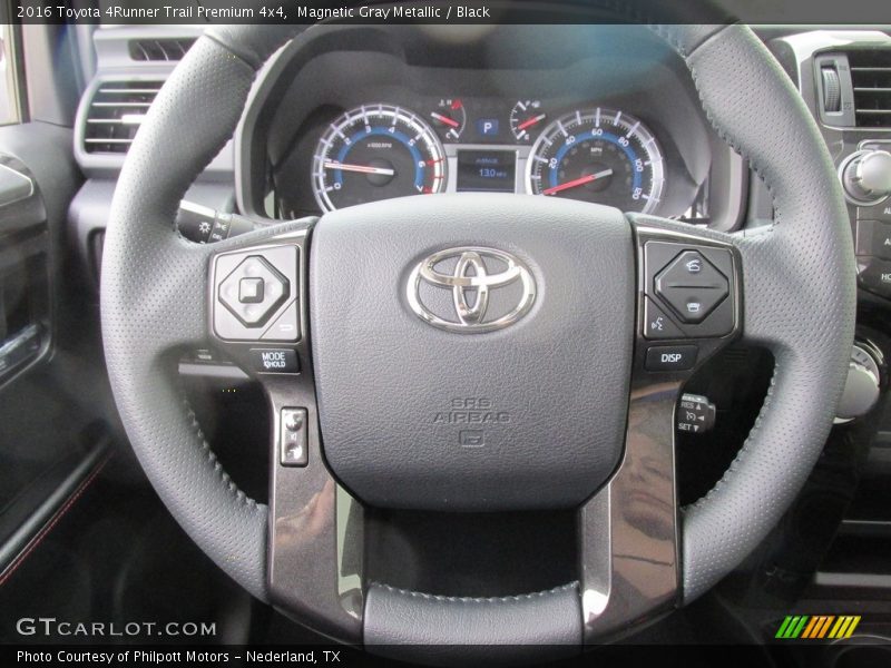Magnetic Gray Metallic / Black 2016 Toyota 4Runner Trail Premium 4x4