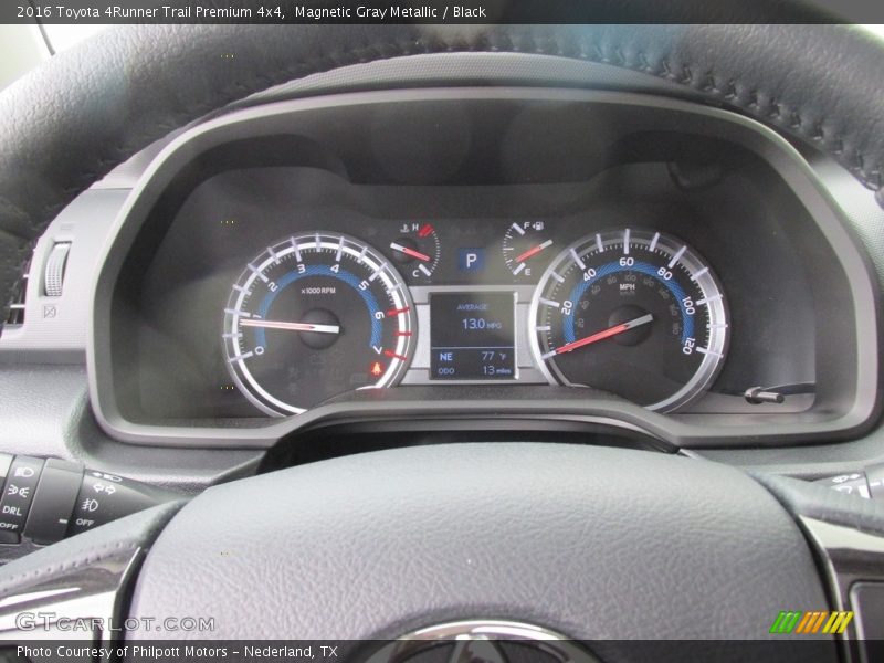 Magnetic Gray Metallic / Black 2016 Toyota 4Runner Trail Premium 4x4