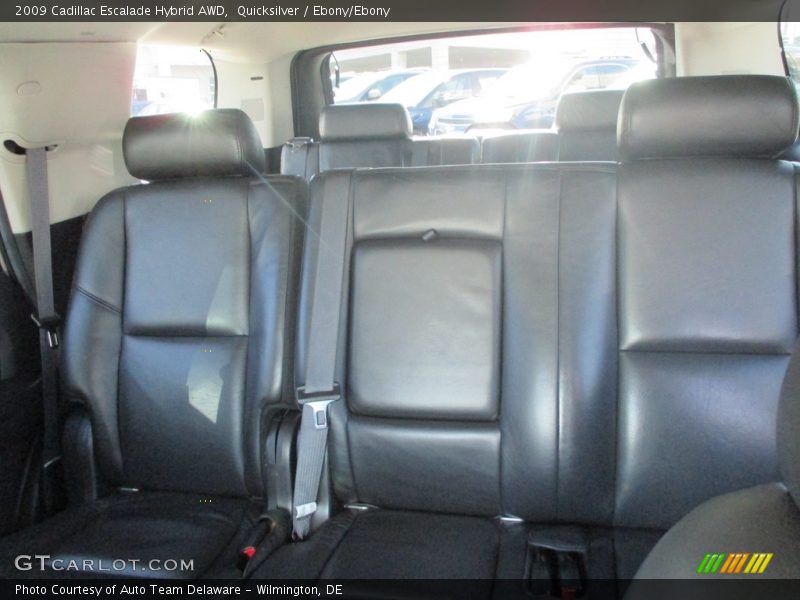 Quicksilver / Ebony/Ebony 2009 Cadillac Escalade Hybrid AWD