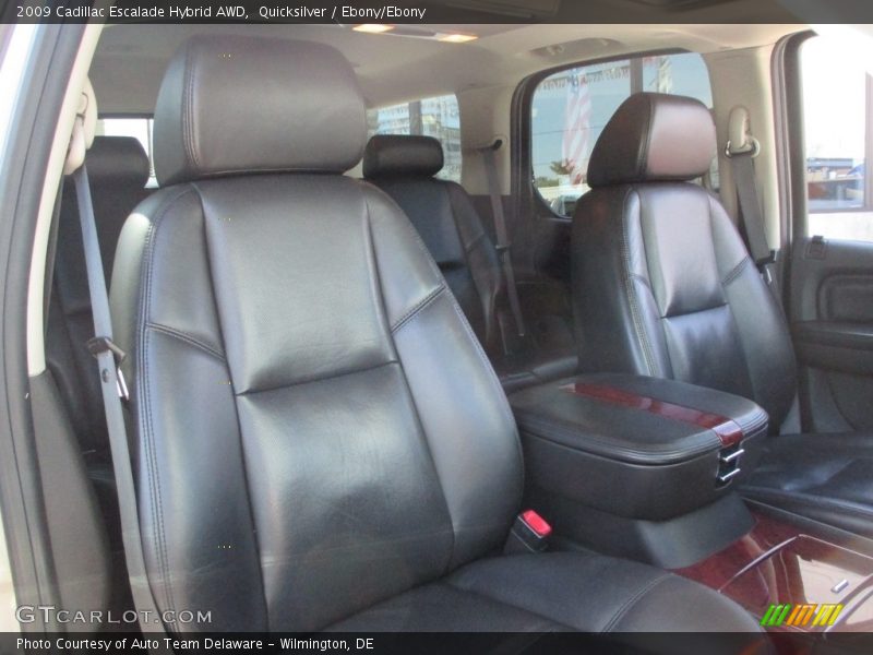 Quicksilver / Ebony/Ebony 2009 Cadillac Escalade Hybrid AWD