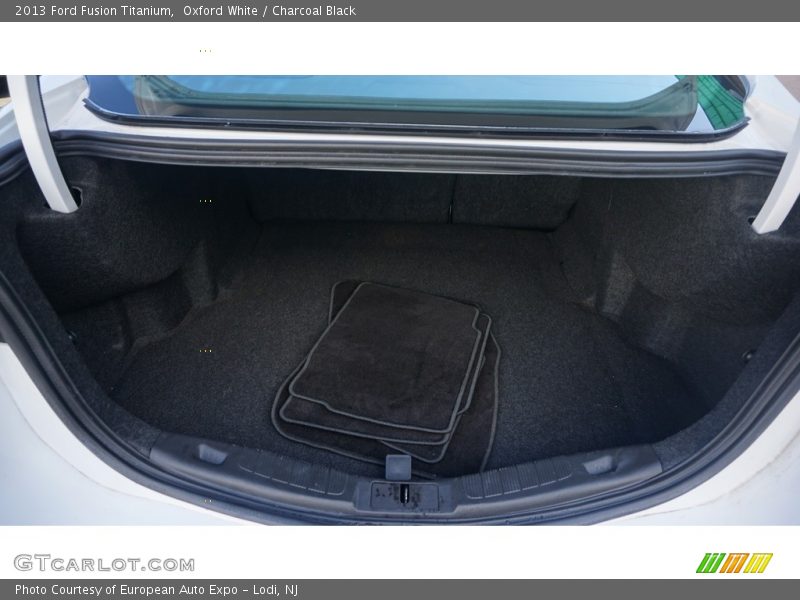 Oxford White / Charcoal Black 2013 Ford Fusion Titanium