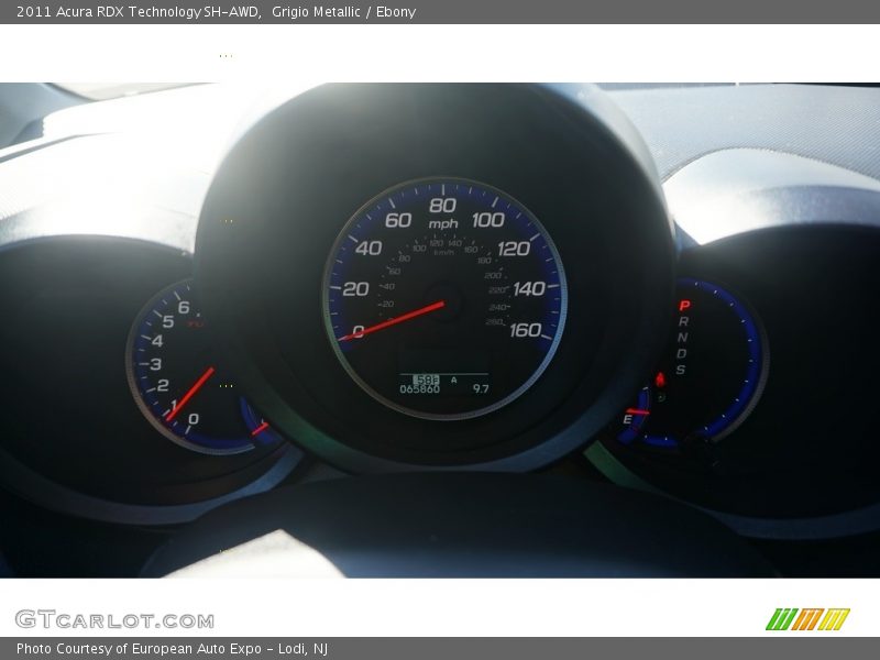Grigio Metallic / Ebony 2011 Acura RDX Technology SH-AWD
