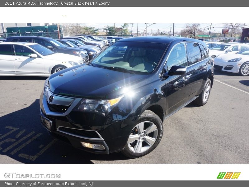 Crystal Black Pearl / Ebony 2011 Acura MDX Technology