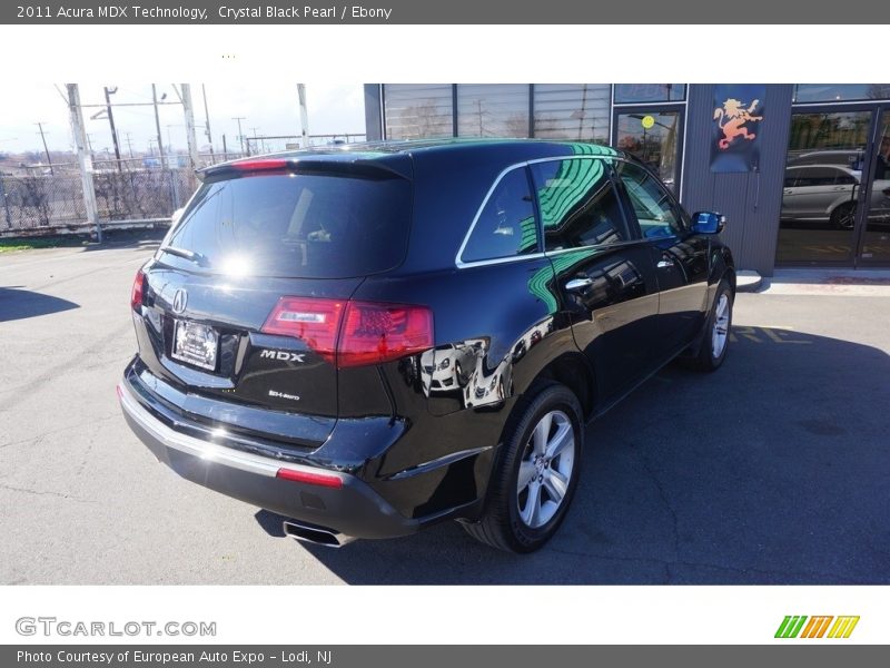 Crystal Black Pearl / Ebony 2011 Acura MDX Technology