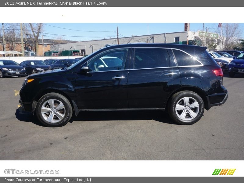 Crystal Black Pearl / Ebony 2011 Acura MDX Technology