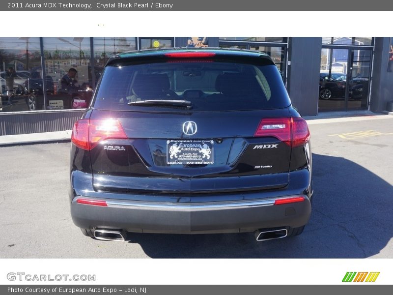 Crystal Black Pearl / Ebony 2011 Acura MDX Technology