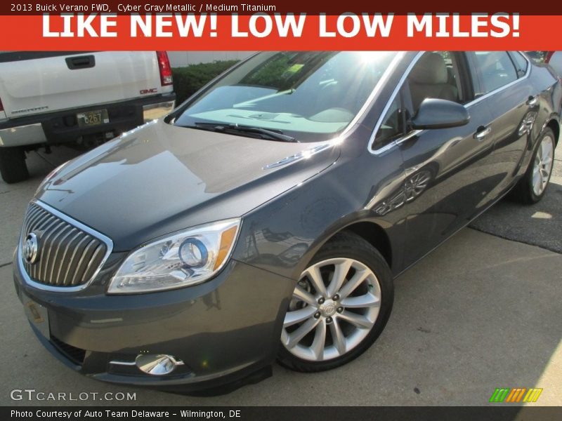 Cyber Gray Metallic / Medium Titanium 2013 Buick Verano FWD