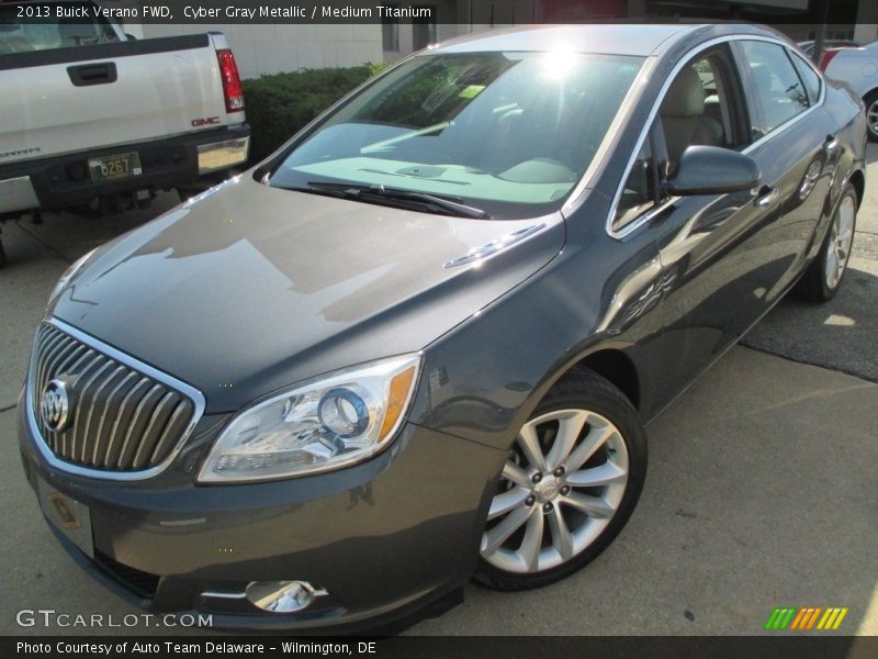 Cyber Gray Metallic / Medium Titanium 2013 Buick Verano FWD