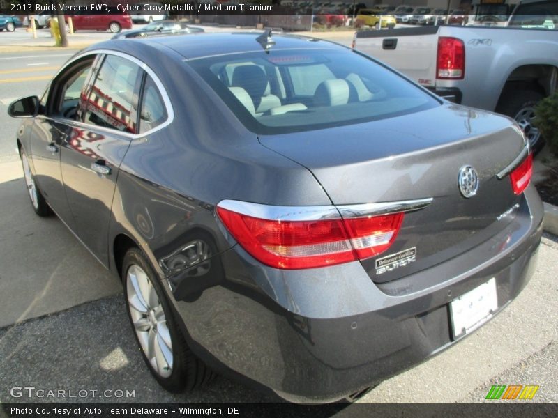 Cyber Gray Metallic / Medium Titanium 2013 Buick Verano FWD