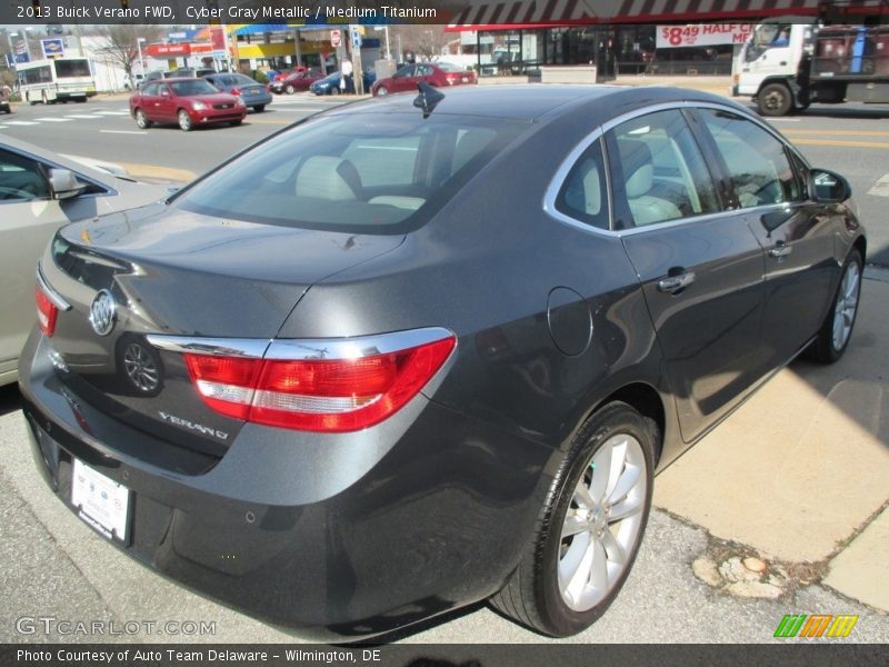 Cyber Gray Metallic / Medium Titanium 2013 Buick Verano FWD