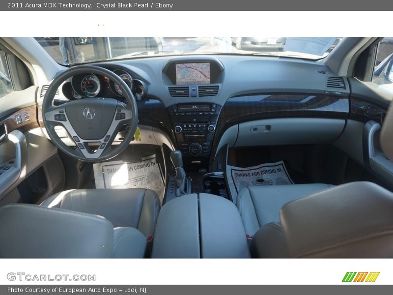 Crystal Black Pearl / Ebony 2011 Acura MDX Technology