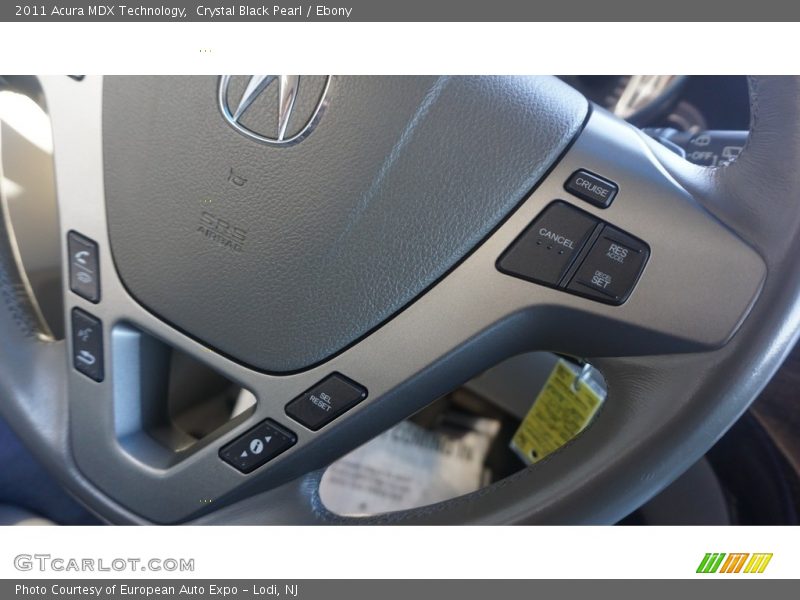 Crystal Black Pearl / Ebony 2011 Acura MDX Technology