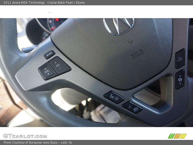 Crystal Black Pearl / Ebony 2011 Acura MDX Technology