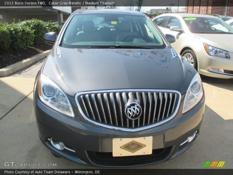 Cyber Gray Metallic / Medium Titanium 2013 Buick Verano FWD