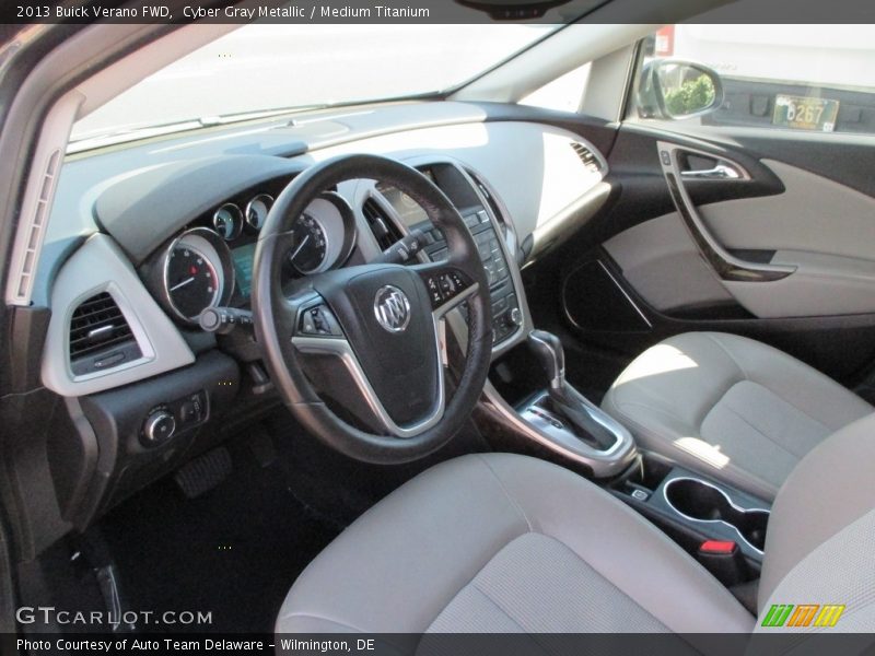 Cyber Gray Metallic / Medium Titanium 2013 Buick Verano FWD