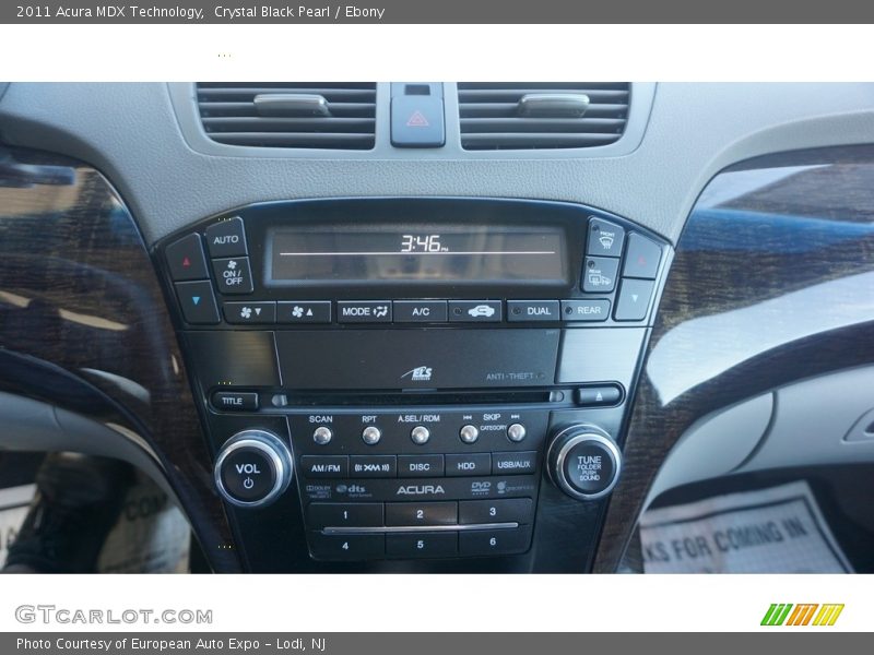 Crystal Black Pearl / Ebony 2011 Acura MDX Technology
