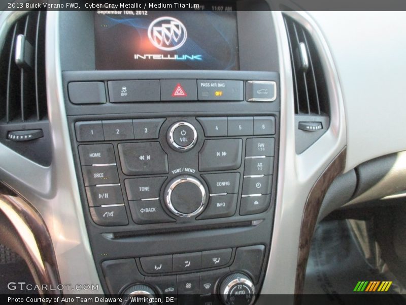 Cyber Gray Metallic / Medium Titanium 2013 Buick Verano FWD