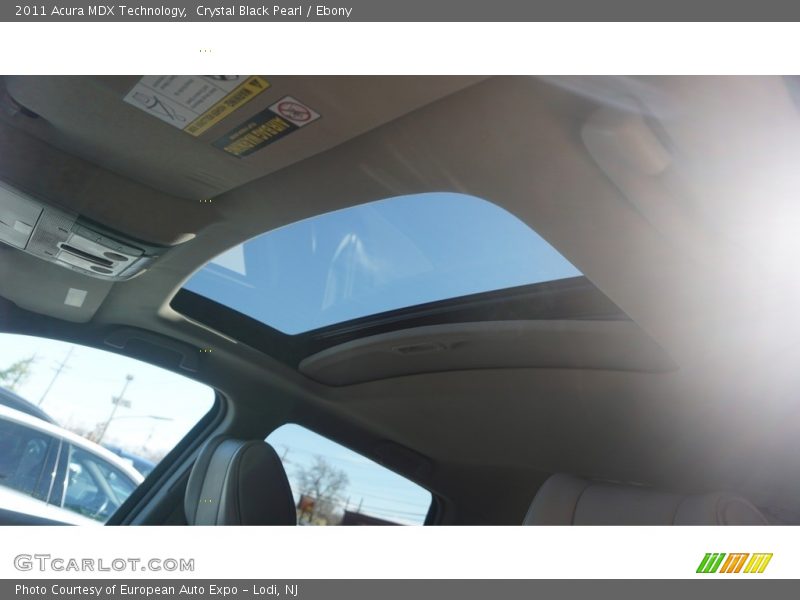 Crystal Black Pearl / Ebony 2011 Acura MDX Technology