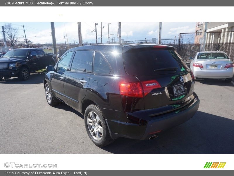 Formal Black / Ebony 2009 Acura MDX Technology