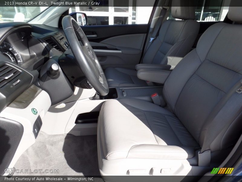 Twilight Blue Metallic / Gray 2013 Honda CR-V EX-L