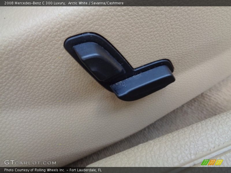 Arctic White / Savanna/Cashmere 2008 Mercedes-Benz C 300 Luxury