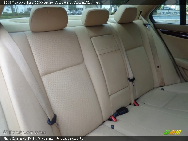 Arctic White / Savanna/Cashmere 2008 Mercedes-Benz C 300 Luxury