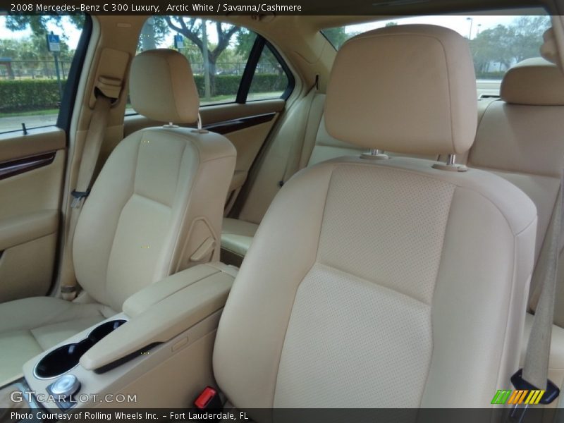 Arctic White / Savanna/Cashmere 2008 Mercedes-Benz C 300 Luxury