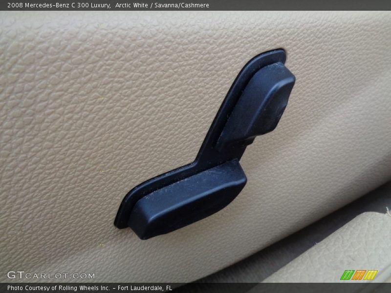 Arctic White / Savanna/Cashmere 2008 Mercedes-Benz C 300 Luxury