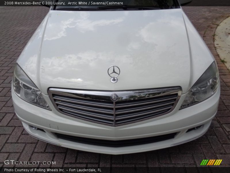 Arctic White / Savanna/Cashmere 2008 Mercedes-Benz C 300 Luxury