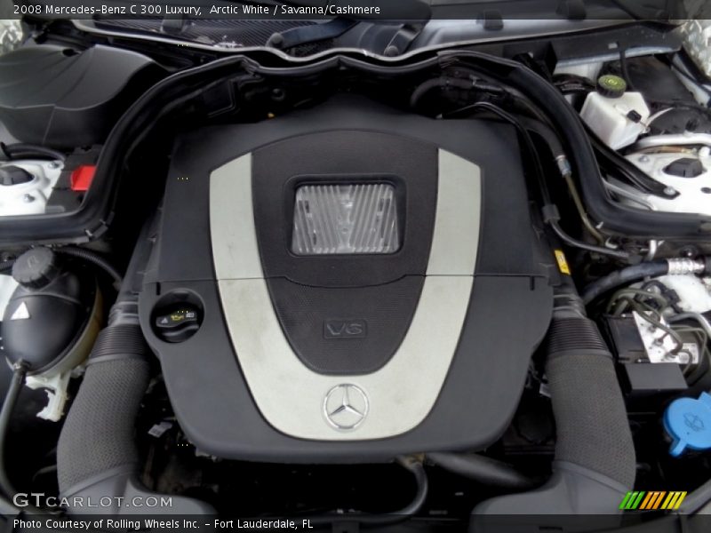 Arctic White / Savanna/Cashmere 2008 Mercedes-Benz C 300 Luxury