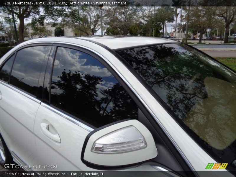 Arctic White / Savanna/Cashmere 2008 Mercedes-Benz C 300 Luxury