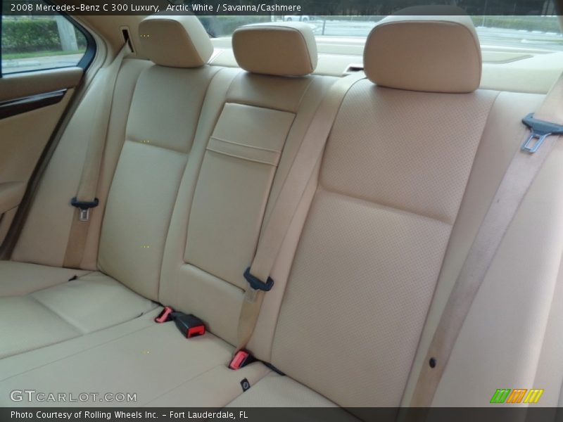 Arctic White / Savanna/Cashmere 2008 Mercedes-Benz C 300 Luxury