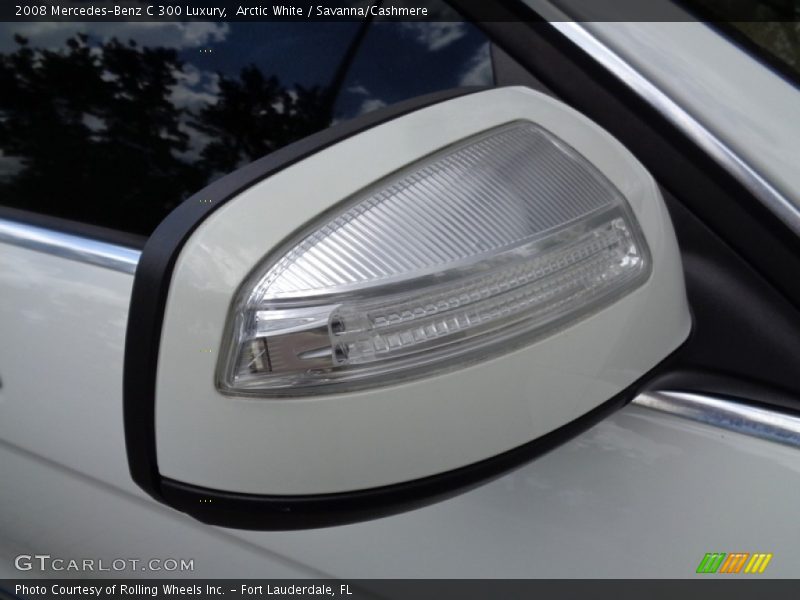 Arctic White / Savanna/Cashmere 2008 Mercedes-Benz C 300 Luxury
