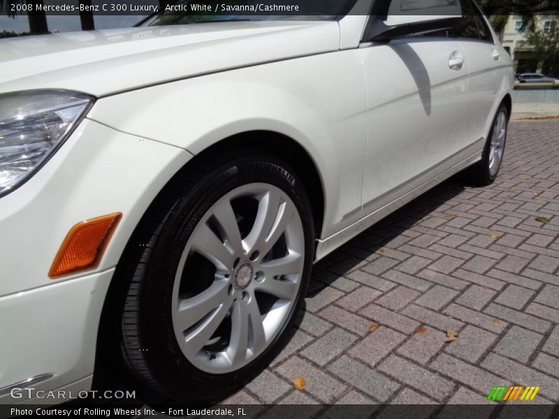 Arctic White / Savanna/Cashmere 2008 Mercedes-Benz C 300 Luxury