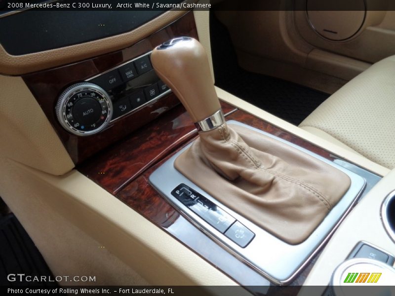 Arctic White / Savanna/Cashmere 2008 Mercedes-Benz C 300 Luxury
