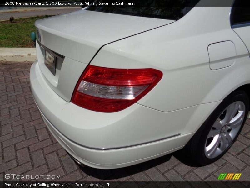 Arctic White / Savanna/Cashmere 2008 Mercedes-Benz C 300 Luxury