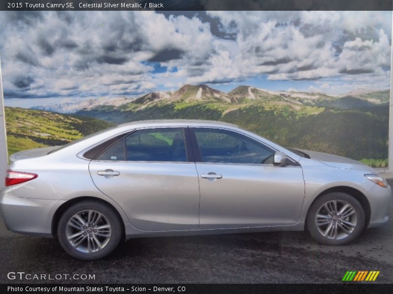 Celestial Silver Metallic / Black 2015 Toyota Camry SE