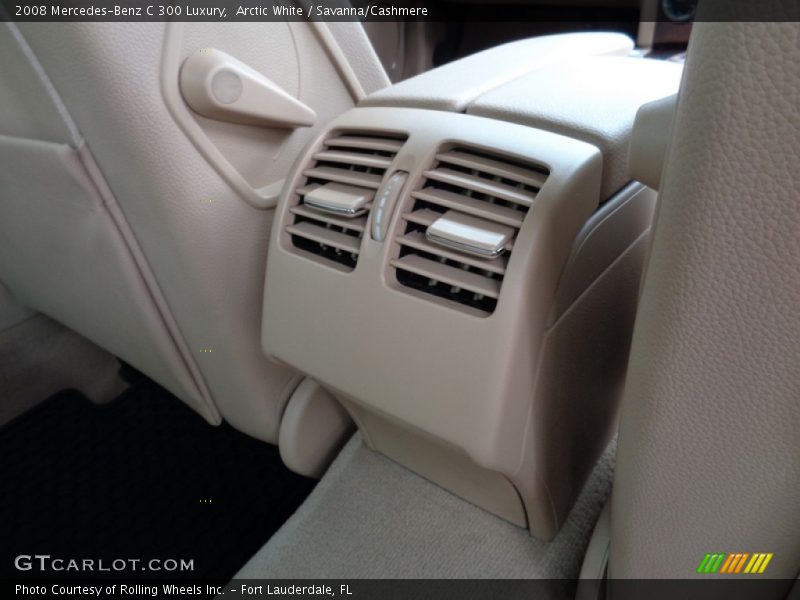 Arctic White / Savanna/Cashmere 2008 Mercedes-Benz C 300 Luxury