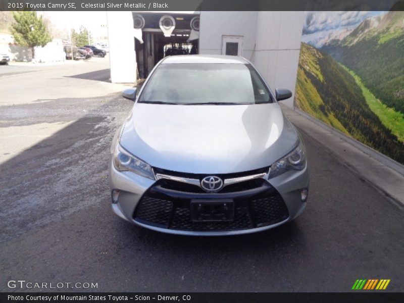 Celestial Silver Metallic / Black 2015 Toyota Camry SE