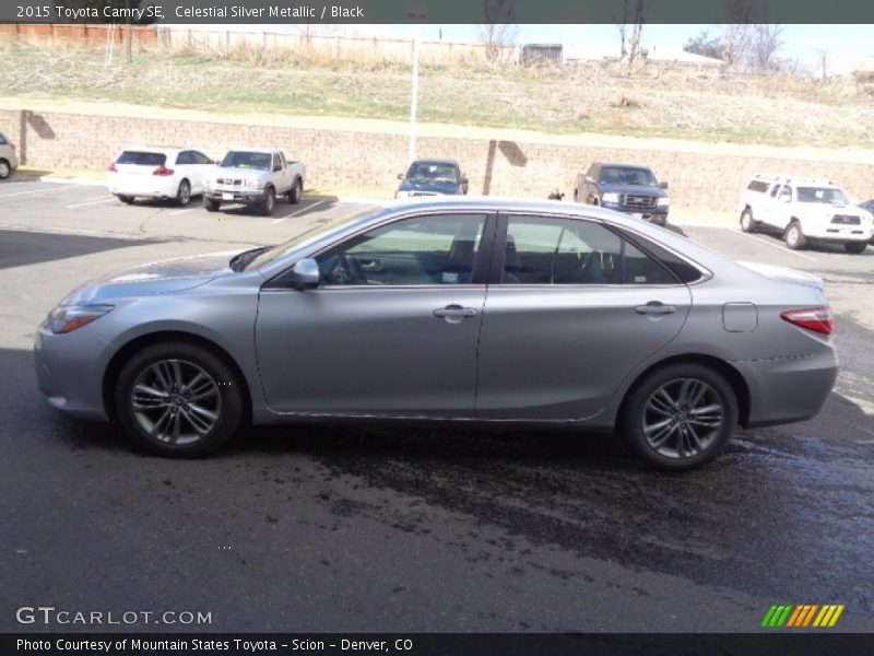 Celestial Silver Metallic / Black 2015 Toyota Camry SE
