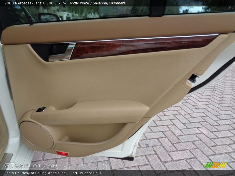 Arctic White / Savanna/Cashmere 2008 Mercedes-Benz C 300 Luxury