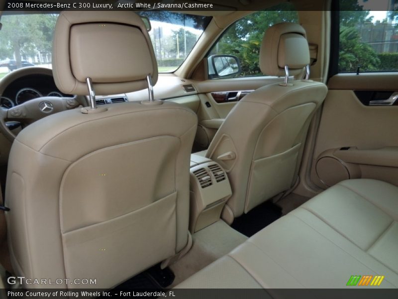 Arctic White / Savanna/Cashmere 2008 Mercedes-Benz C 300 Luxury