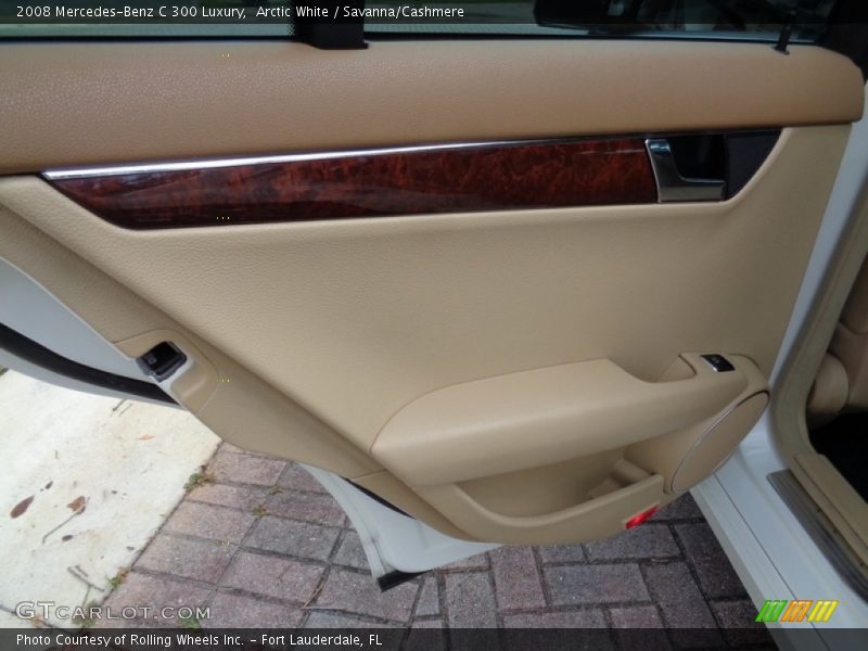 Arctic White / Savanna/Cashmere 2008 Mercedes-Benz C 300 Luxury