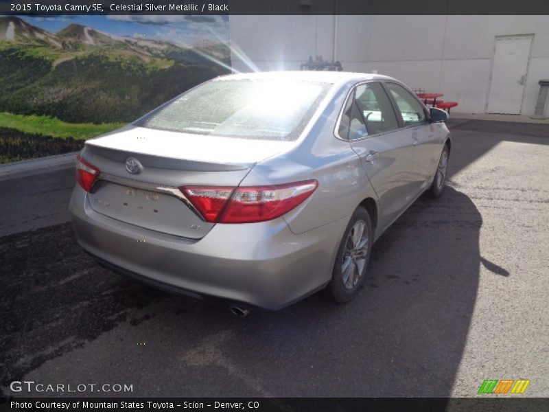 Celestial Silver Metallic / Black 2015 Toyota Camry SE