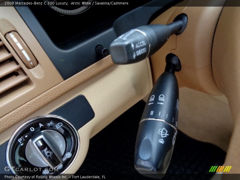Arctic White / Savanna/Cashmere 2008 Mercedes-Benz C 300 Luxury